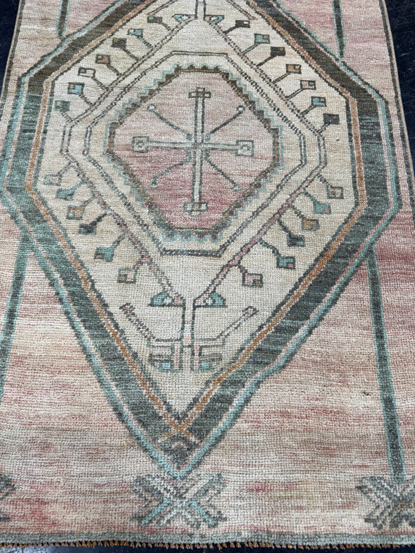 Turkish Vintage Runner Rug 2'9" x 10'11" #24740