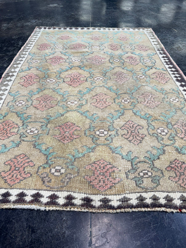 Turkish Vintage Rug 2'11" x 4'3" #24738