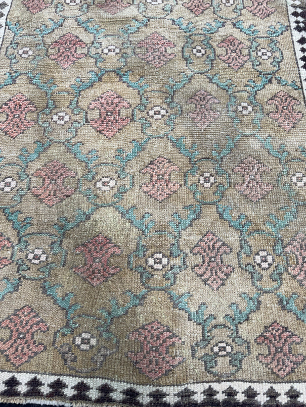 Turkish Vintage Rug 2'11" x 4'3" #24738