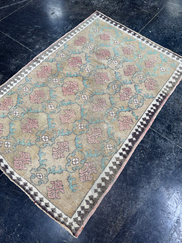Turkish Vintage Rug 2'11" x 4'3" #24738
