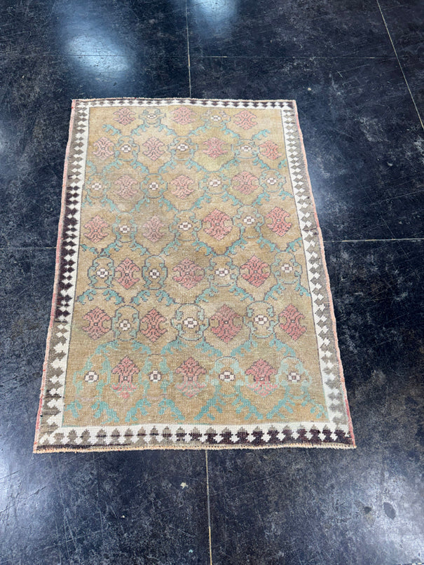 Turkish Vintage Rug 2'11" x 4'3" #24738