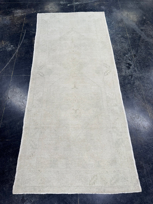 Turkish Vintage Runner Rug 4'1" x 9'7" #24739