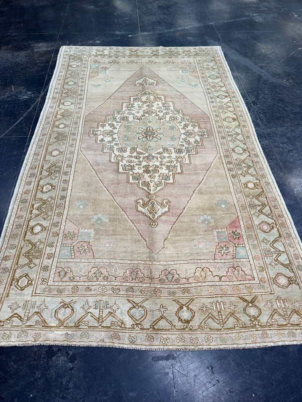Turkish Vintage Rug 5'7" x 9'8" #24731
