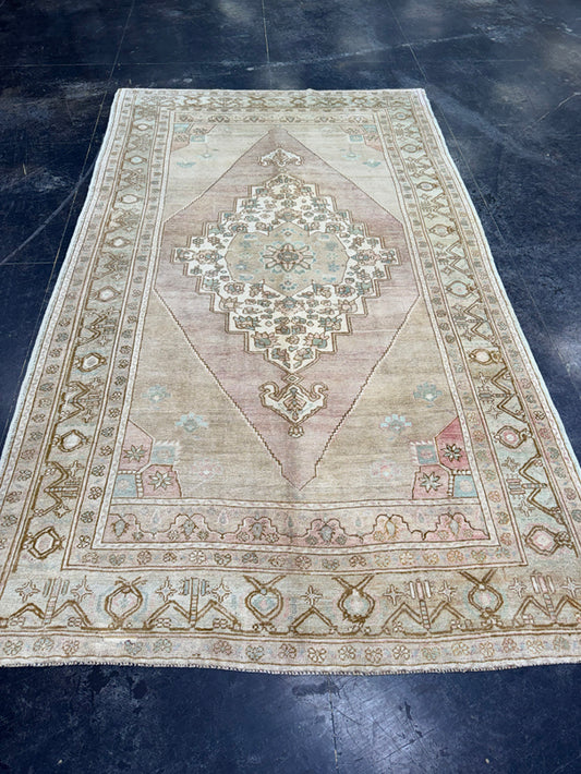 Turkish Vintage Rug 5'7" x 9'8" #24731