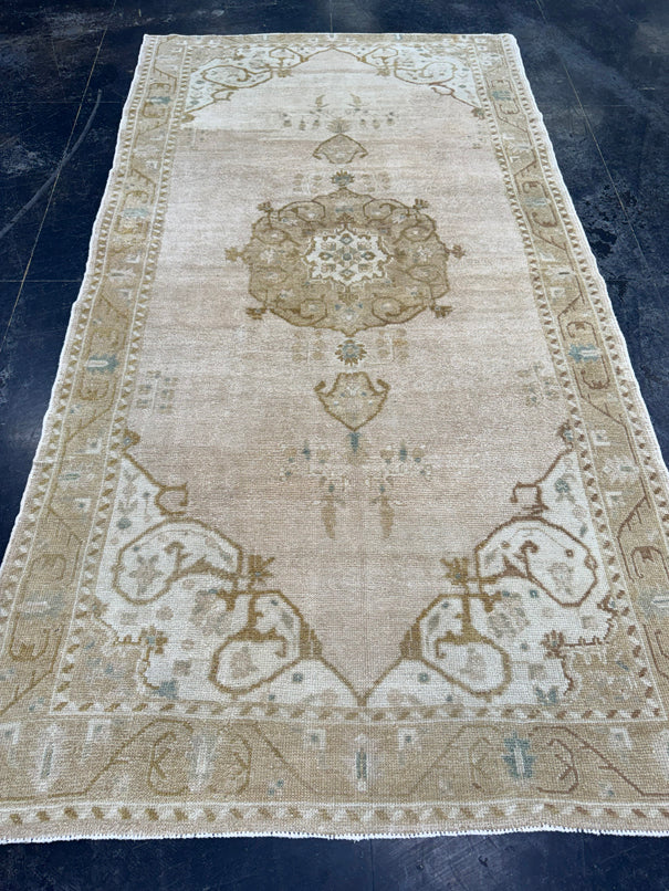Turkish Vintage Rug 4'11" x 9'2" #24726