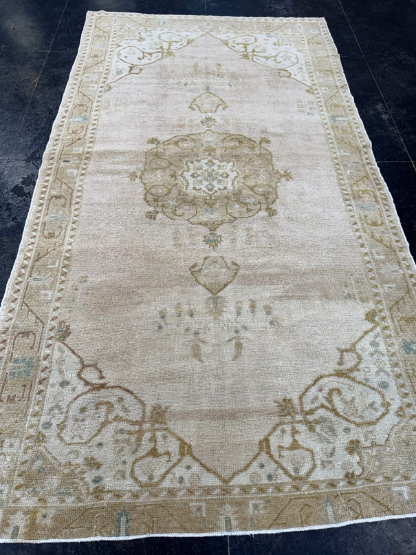 Turkish Vintage Rug 4'11" x 9'2" #24726