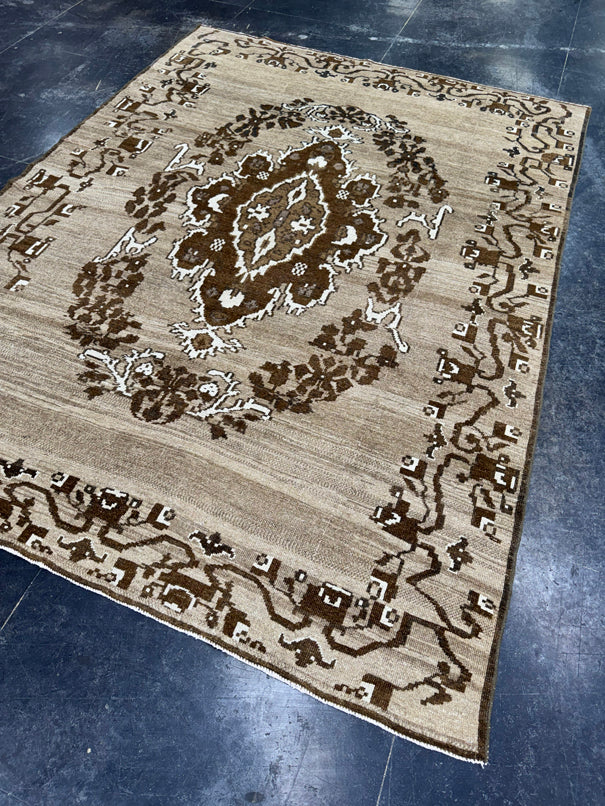 Turkish Vintage Rug 7'1" x 9'6" #24724