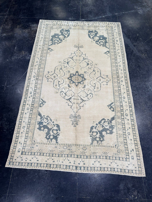 Turkish Vintage Rug 6'5" x 10'8" #24725