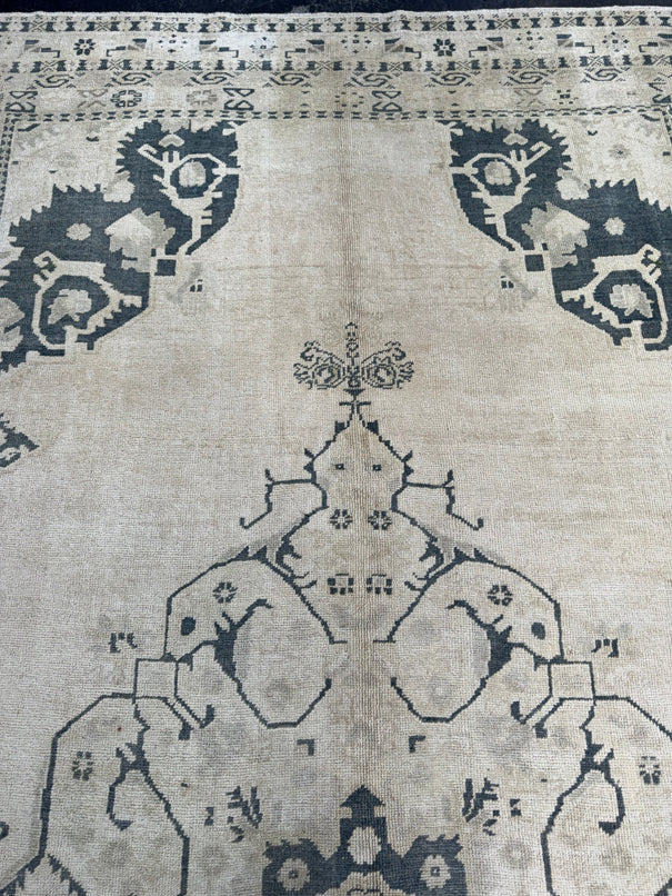 Turkish Vintage Rug 6'5" x 10'8" #24725