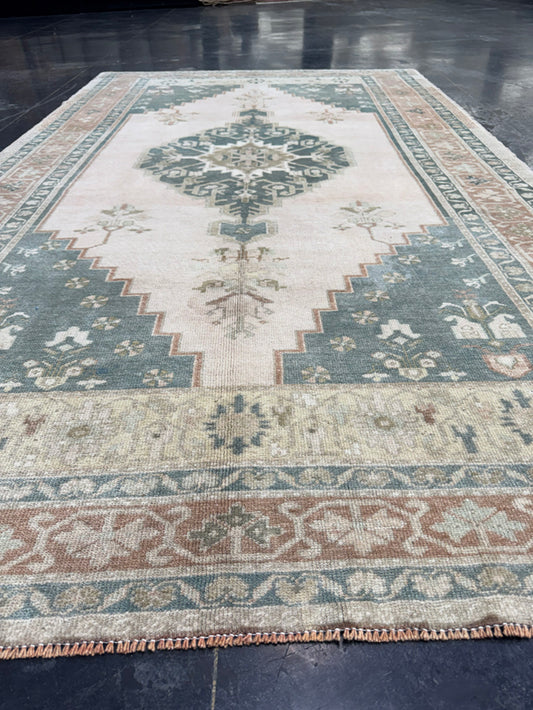 Turkish Vintage Rug 5'3" x 9' #24720