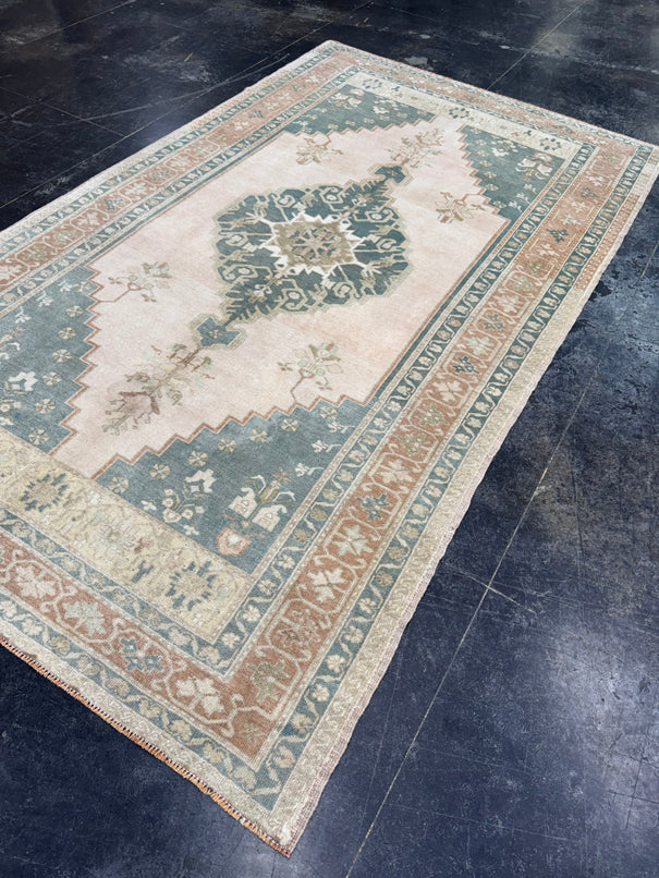 Turkish Vintage Rug 5'3" x 9' #24720