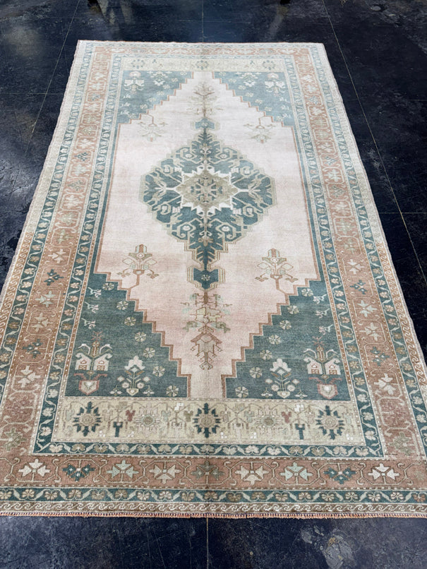 Turkish Vintage Rug 5'3" x 9' #24720