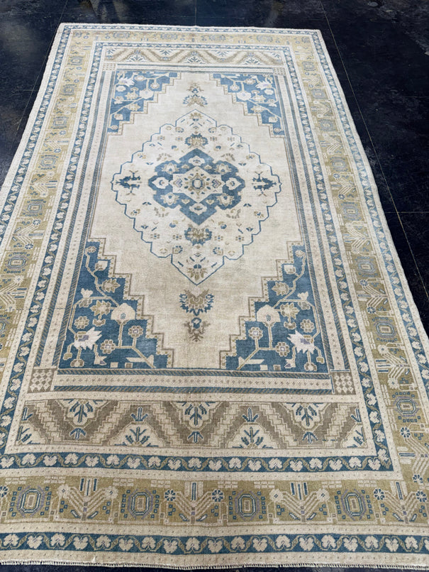 Turkish Vintage Rug 5'8" x 9'10" #24718