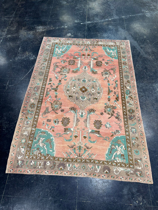 Turkish Vintage Rug 6'5" x 9'1" #24719