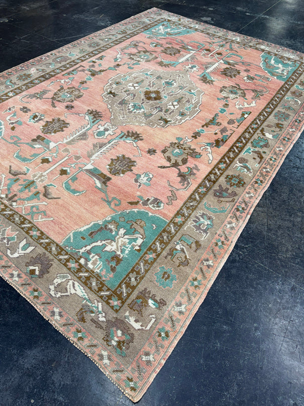 Turkish Vintage Rug 6'5" x 9'1" #24719