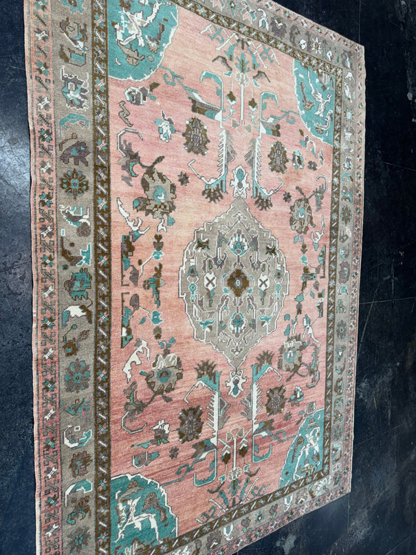 Turkish Vintage Rug 6'5" x 9'1" #24719