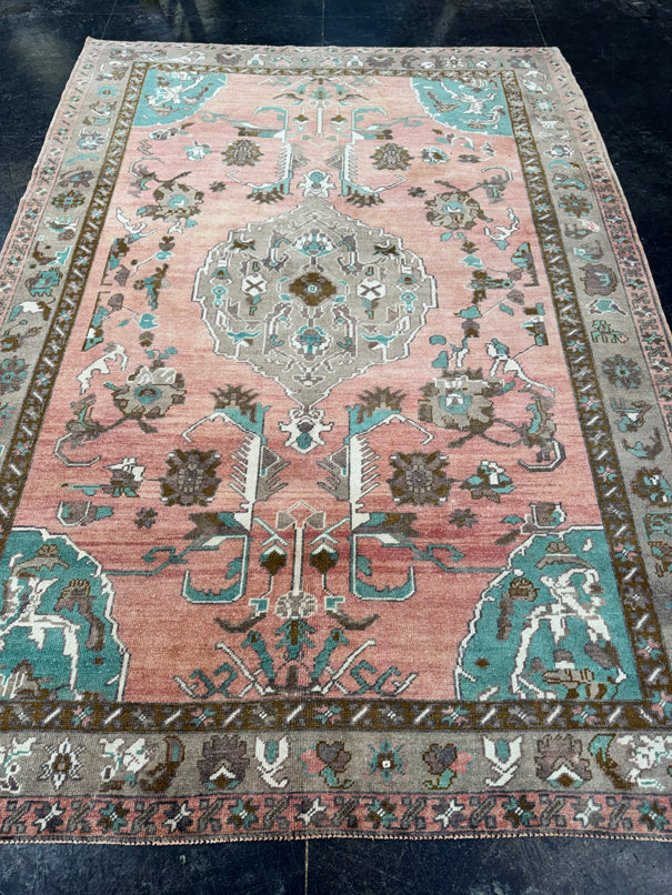 Turkish Vintage Rug 6'5" x 9'1" #24719