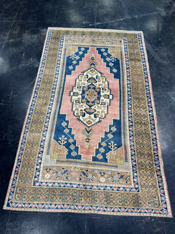 Turkish Vintage Rug 6'7" x 11'3" #24716