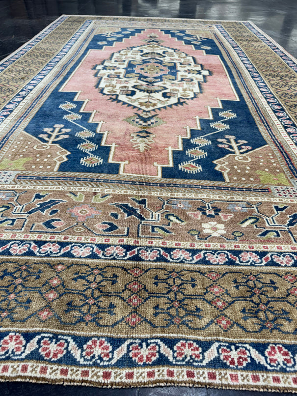 Turkish Vintage Rug 6'7" x 11'3" #24716