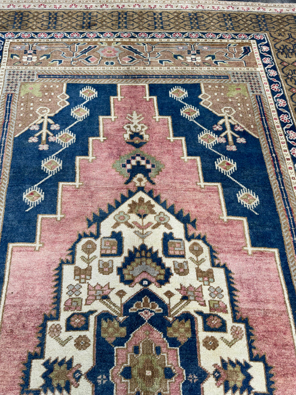 Turkish Vintage Rug 6'7" x 11'3" #24716