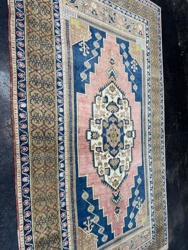 Turkish Vintage Rug 6'7" x 11'3" #24716