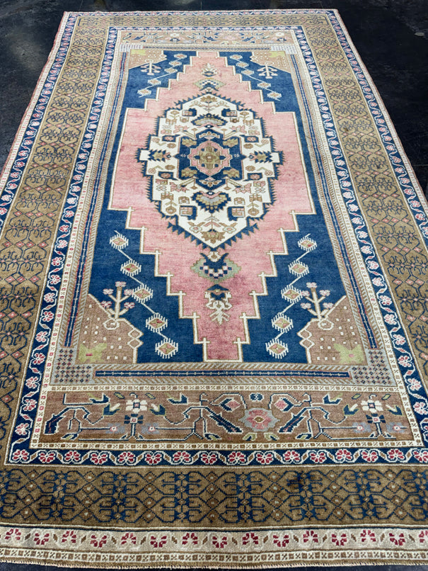 Turkish Vintage Rug 6'7" x 11'3" #24716