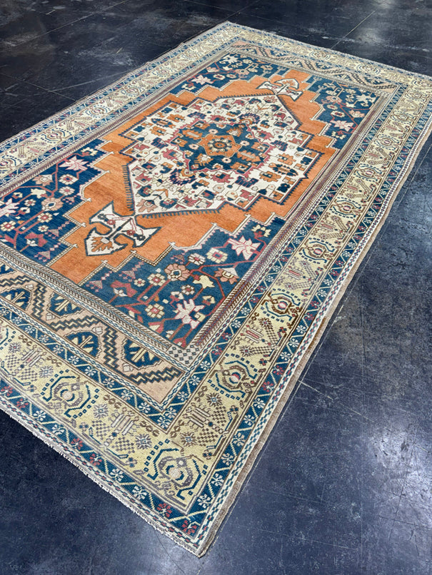 Turkish Vintage Rug 5'11" x 9'10" #24717