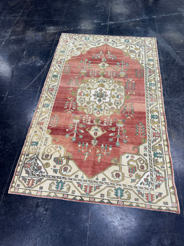 Turkish Vintage Rug 5'8" x 9'2" #24714