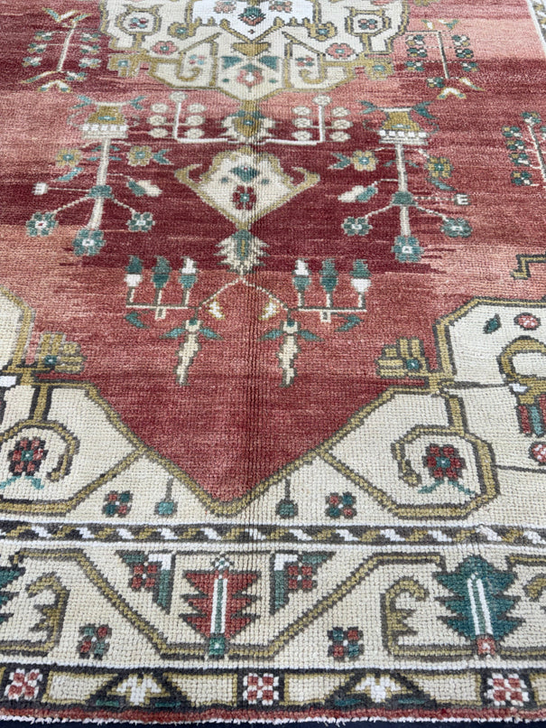 Turkish Vintage Rug 5'8" x 9'2" #24714