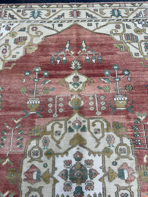 Turkish Vintage Rug 5'8" x 9'2" #24714