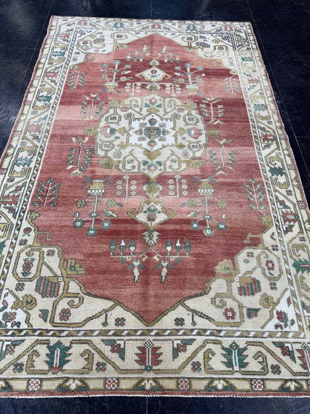Turkish Vintage Rug 5'8" x 9'2" #24714