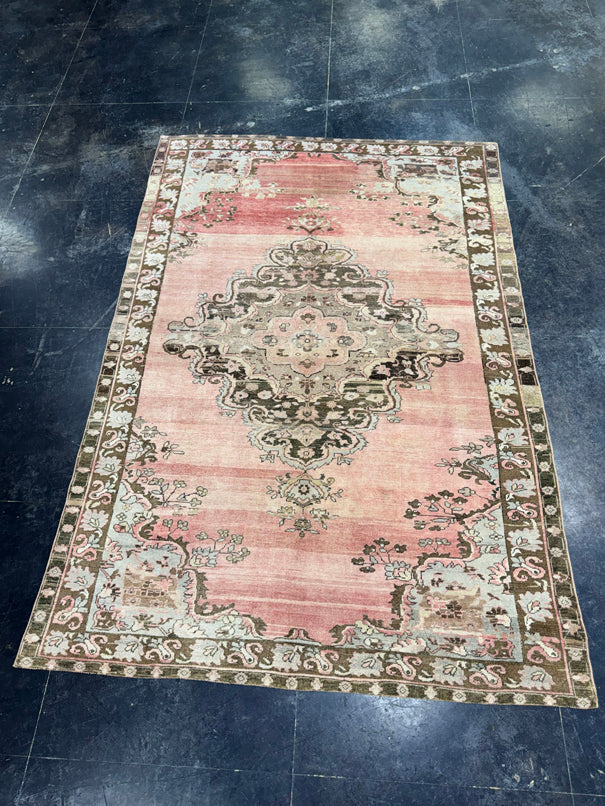 Turkish Vintage Rug 6'9" x 10' #24715