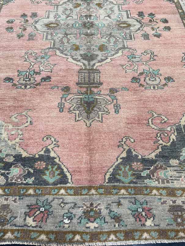Turkish Vintage Rug 5'4" x 7'8" #24712