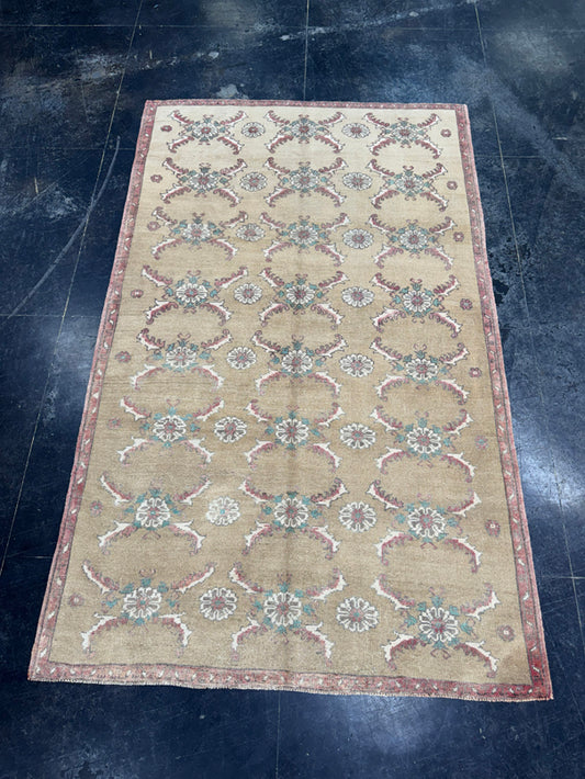 Turkish Vintage Rug 5'1" x 8'3" #24713