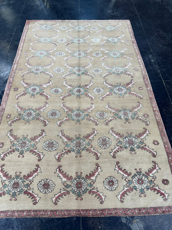 Turkish Vintage Rug 5'1" x 8'3" #24713