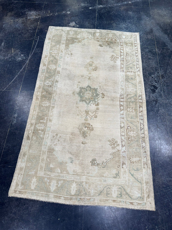 Turkish Vintage Rug 4'7" x 7'10" #24710