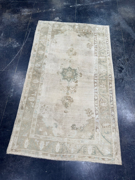 Turkish Vintage Rug 4'7" x 7'10" #24710