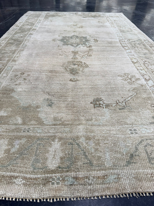 Turkish Vintage Rug 4'7" x 7'10" #24710