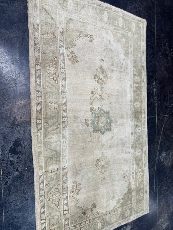 Turkish Vintage Rug 4'7" x 7'10" #24710