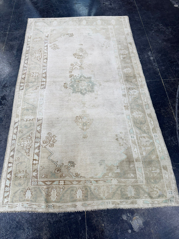 Turkish Vintage Rug 4'7" x 7'10" #24710