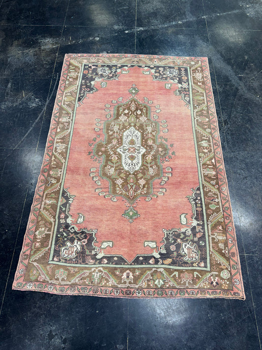 Turkish Vintage Rug 5'6" x 8'5" #24708