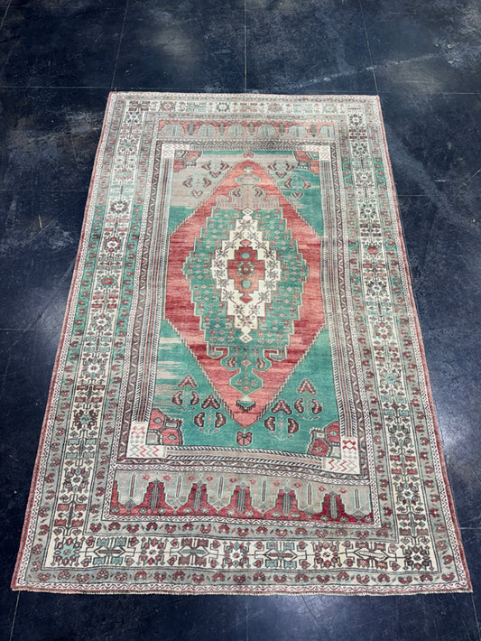 Turkish Vintage Rug 6' x 9'8" #24707