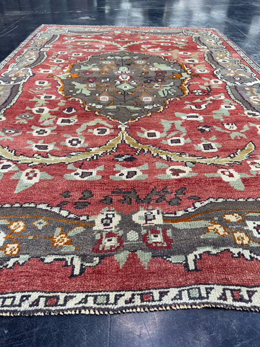 Turkish Vintage Rug 4'8'' x 6'11'' #13105