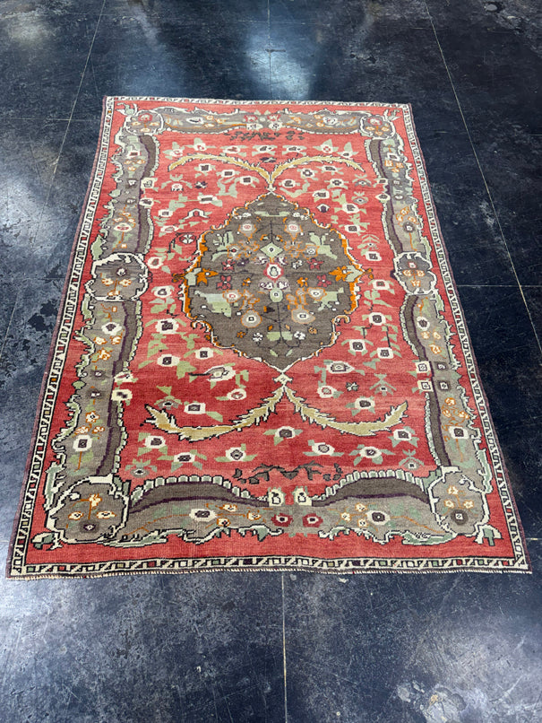 Turkish Vintage Rug 4'8'' x 6'11'' #13105