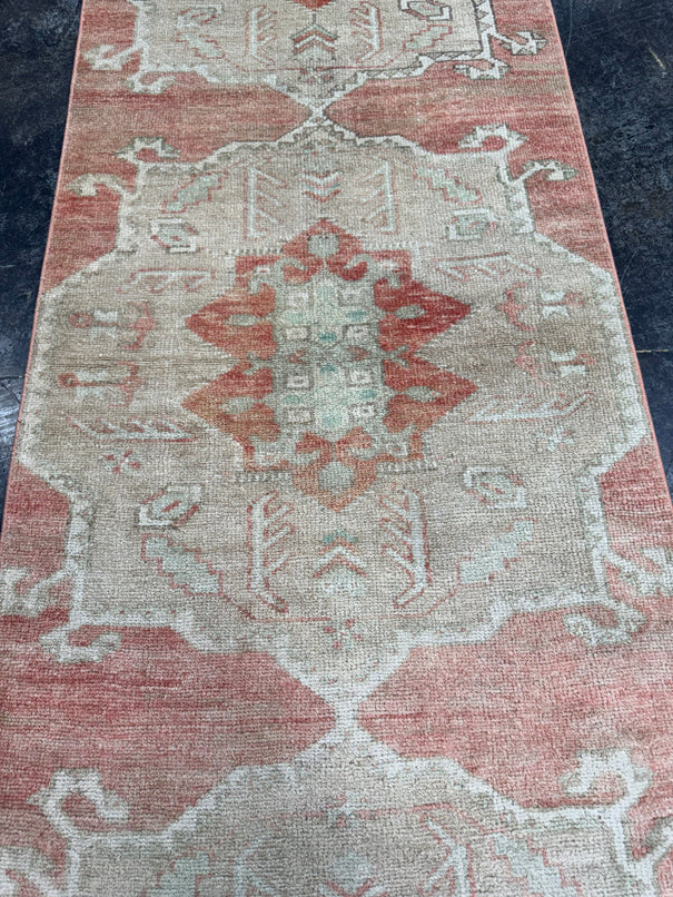 Turkish Vintage Runner Rug 2'11'' x 10'10'' #13100