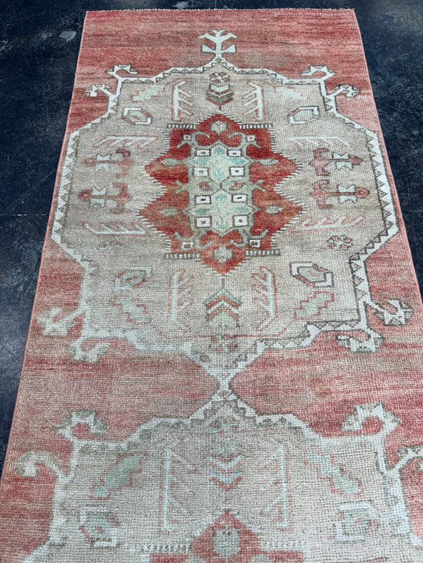 Turkish Vintage Runner Rug 2'11'' x 10'10'' #13100