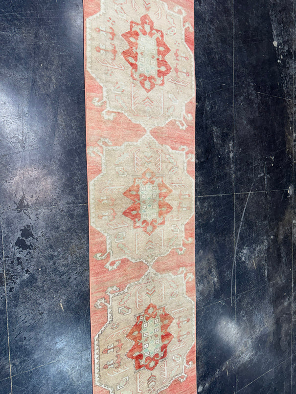 Turkish Vintage Runner Rug 2'11'' x 10'10'' #13100