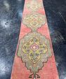 Turkish Vintage Runner Rug 2'6'' x 10'6'' #13102