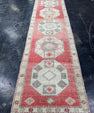 Turkish Vintage Runner Rug 3'5'' x 12'5'' #13099