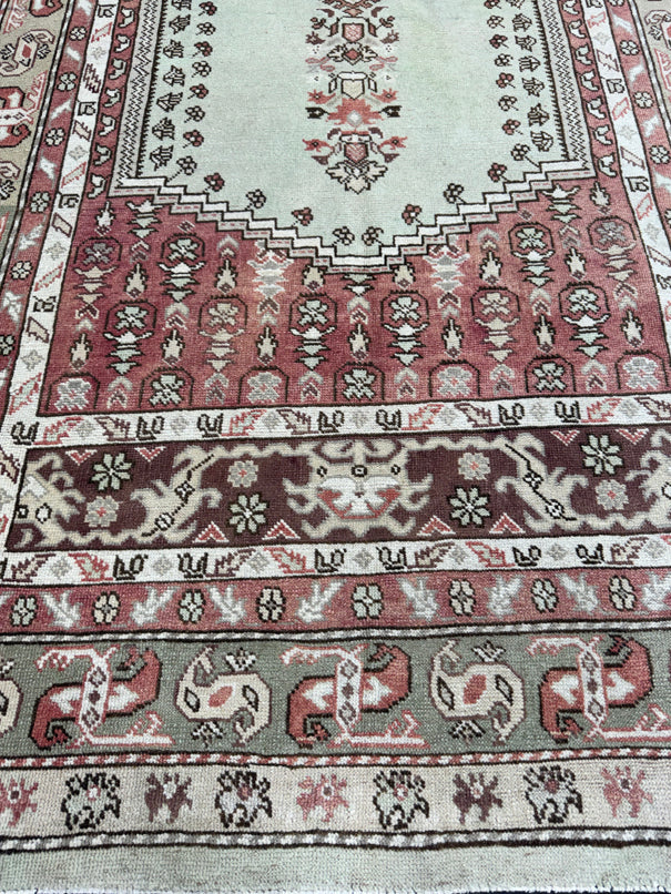Turkish Vintage Rug 4'10'' x 9' #13093